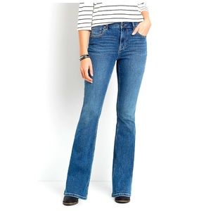 Maurices high rise bootcut jeans in medium wash